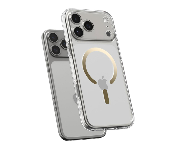 Spigen Ultra Hybrid Mag Magsafe do Iphone 17 Pro Max Clear/Gold - 1359915 - zdjęcie 4